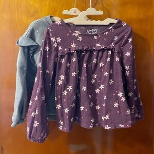 H&M Purple Floral Kids Blouse